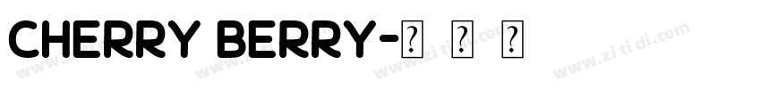 Cherry Berry字体转换